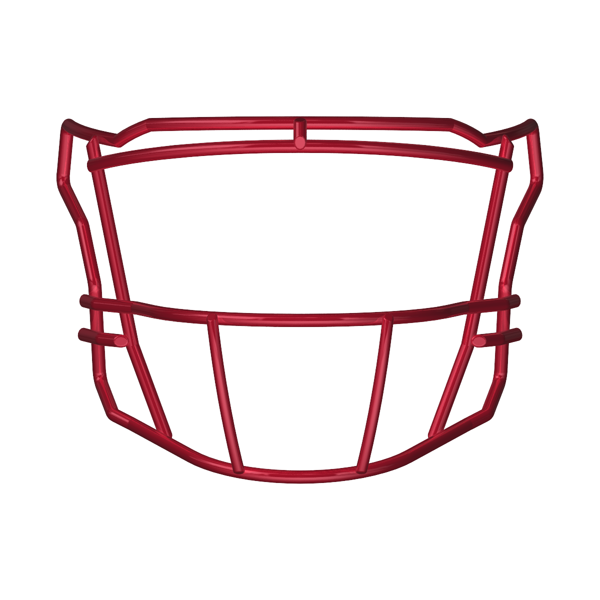 Riddell SF-2BD-SW maroon facemask for SpeedFlex helmets with thinner bars and impact reduction system