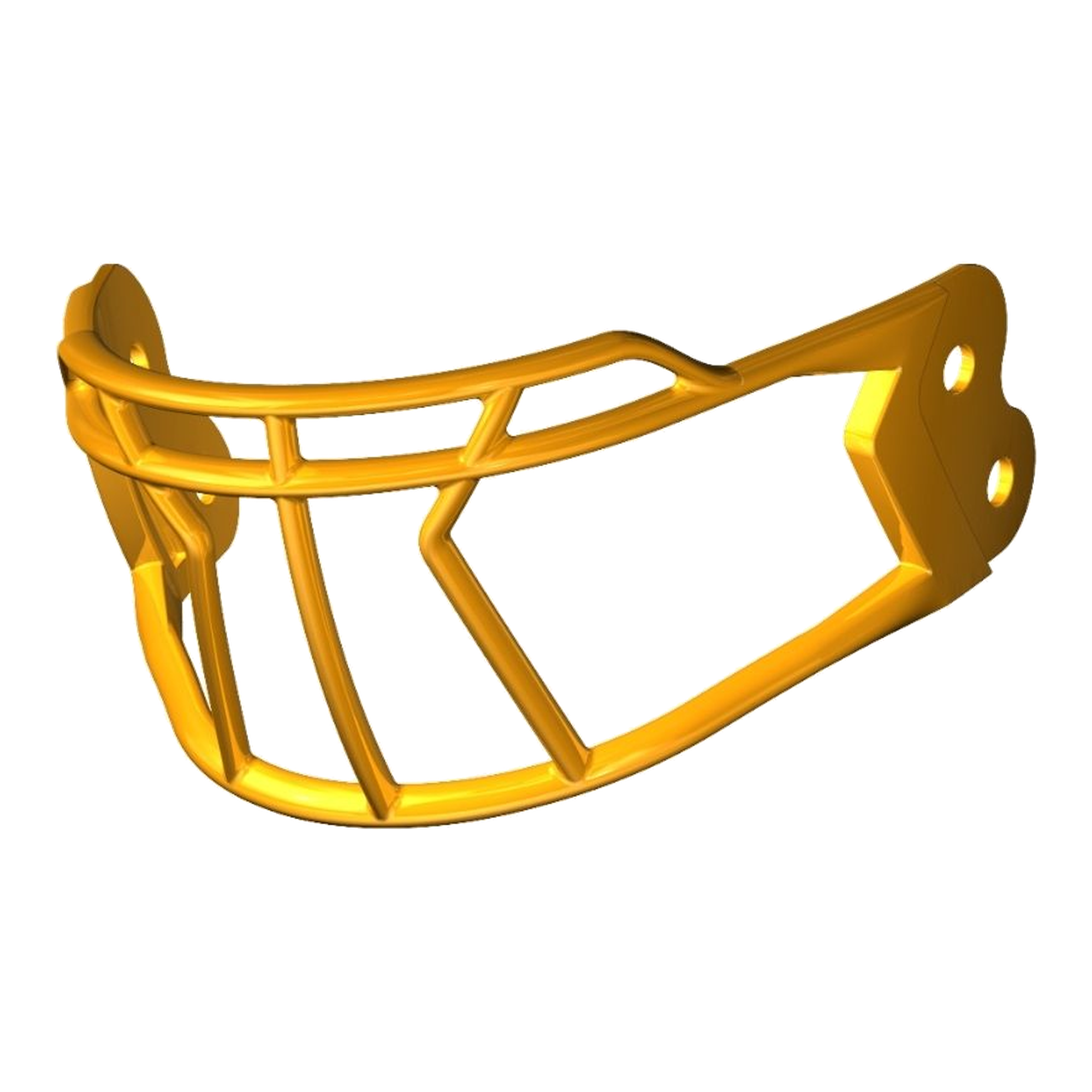 Riddell AXIOM Facemask 2BC-HP-S in Green Bay Gold, view 2