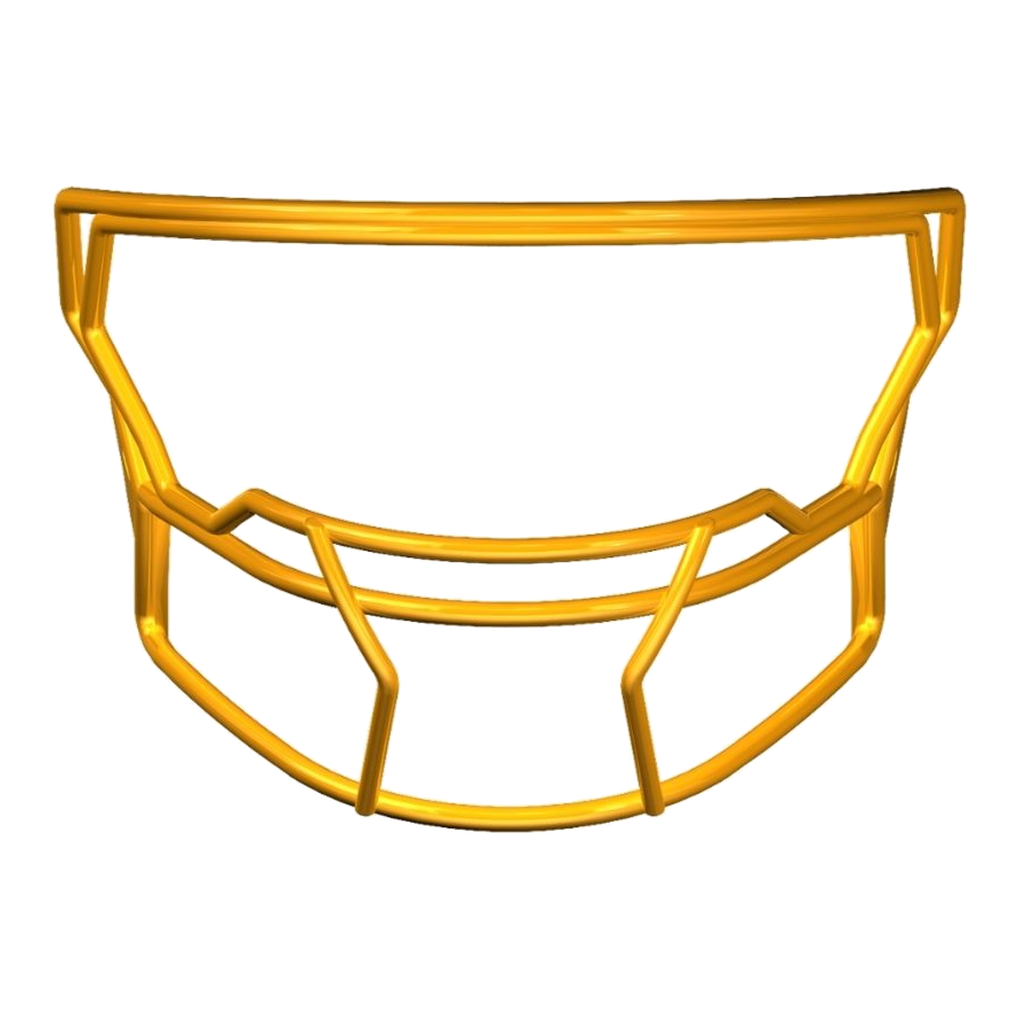 Riddell AXIOM Facemask W-2B-HP-S in Green Bay Gold, view 1