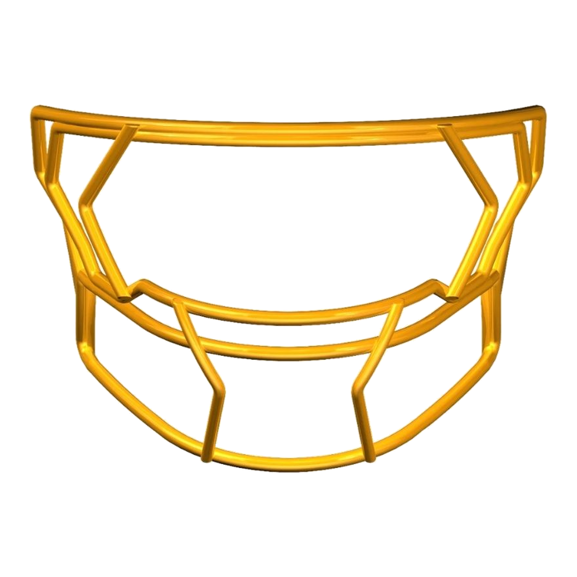 Riddell AXIOM Facemask W-2EG-HP-S in Green Bay Gold, view 1
