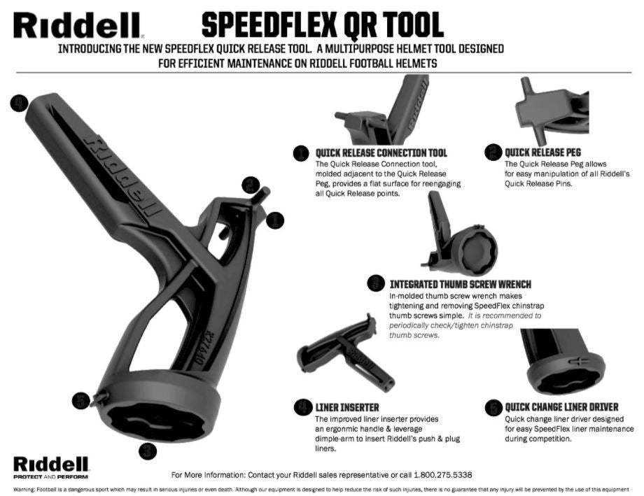Riddell QR Combo Tool - Universal - Premium from Riddell - Shop now at Reyrr Athletics