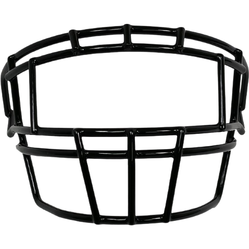 Schutt F7 VTD Facemask with durable black metal bars and open front design for football helmets