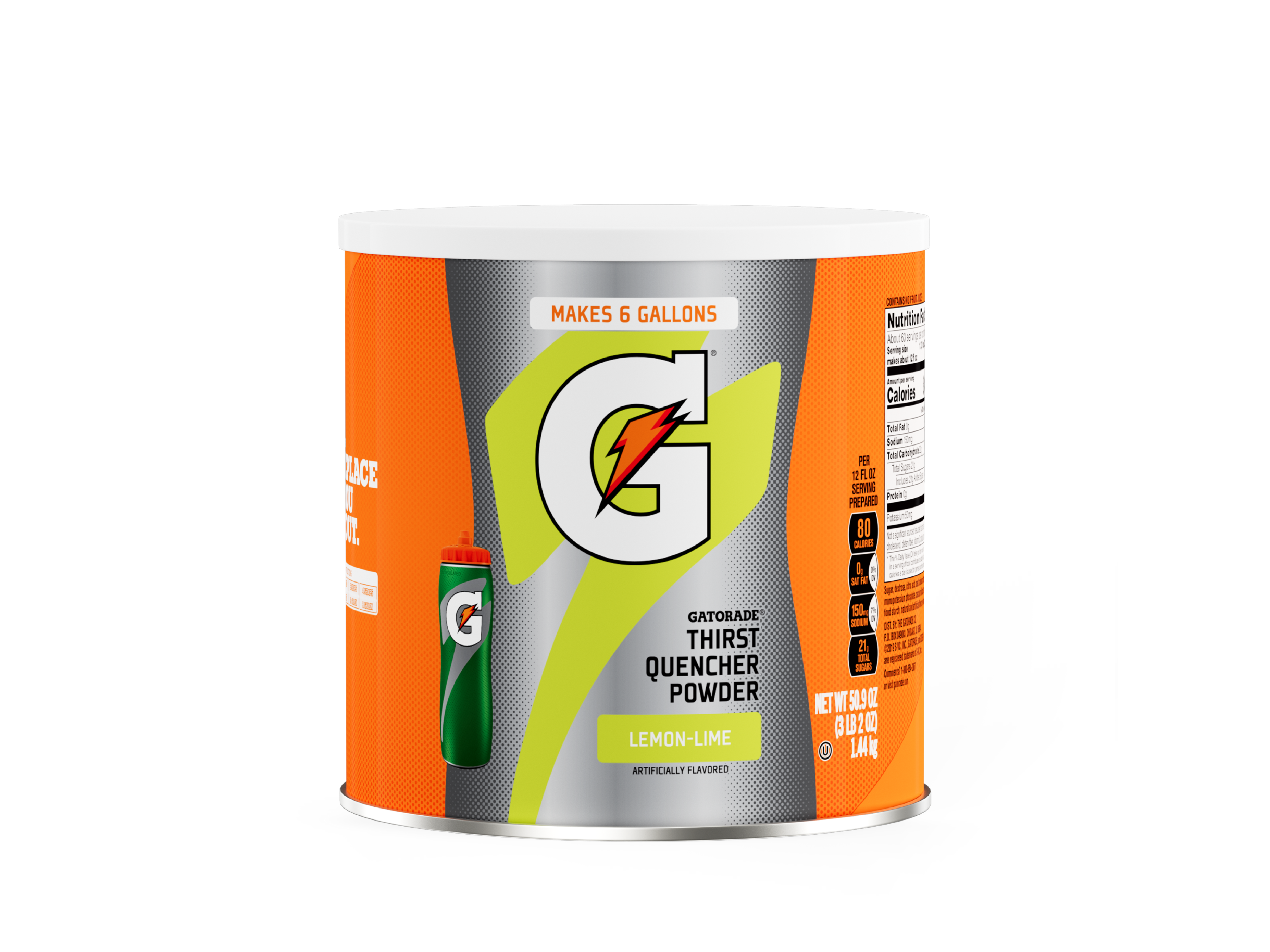 Gatorade Thirst Quencher Powder Lemon Lime 1.44 kg canister