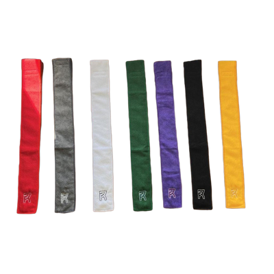 Reyrr Gameday Towels in multiple colors, long and thin microfiber towels with velcro straps for easy belt attachment, super absorbent and lightweight football towels.