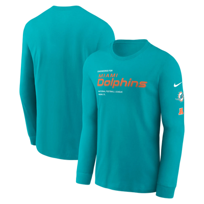 Miami Dolphins Nike long sleeve t-shirt detail