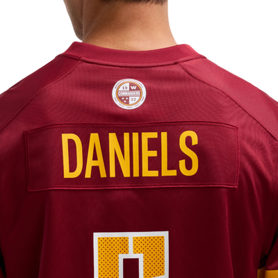 Jayden Daniels Game Jersey fabric and construction