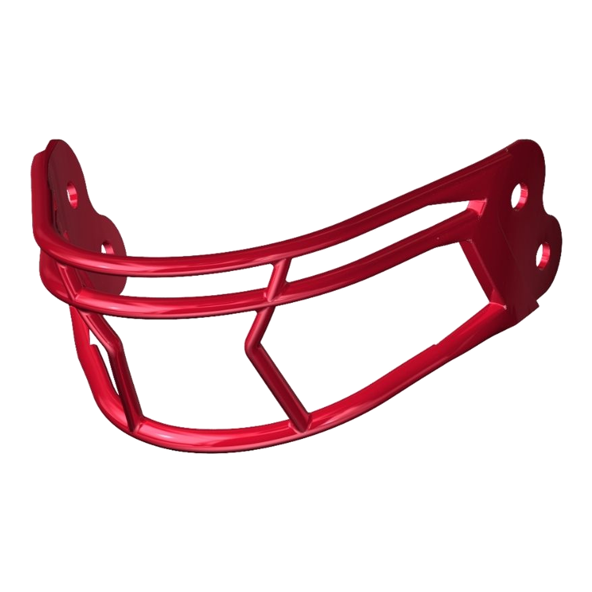 Riddell AXIOM Facemask 2B-HP-S in Scarlet (Red), view 2