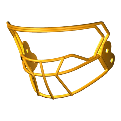 Riddell AXIOM Facemask W-2BC-HP-S in Green Bay Gold, view 2