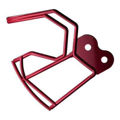 Riddell AXIOM Facemask W-2BC-HP-S in Scarlet (Red), view 3