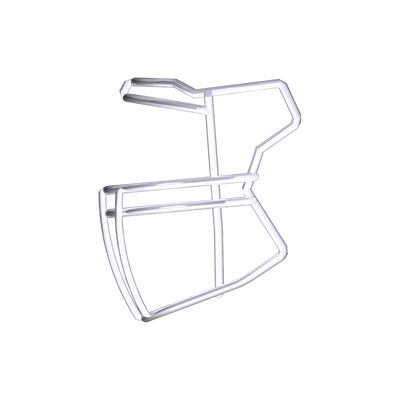 Riddell SF-2BDC football facemask compatible with SpeedFlex platform for linebacker and lineman positions without hardware set