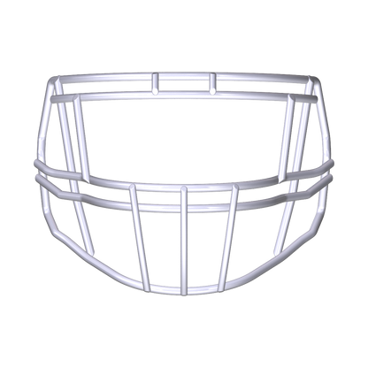 Riddell S2EG-II-HS4 football helmet facemask in solid color for multiple Riddell helmet models, designed for various player positions